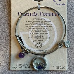 David Culiner Stainless Steel Expandable Bangle